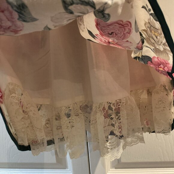 Vintage Little Princess Floral Rose Toddler Girls Dress Lace Size 3 Canada Made - Picture 5 of 12